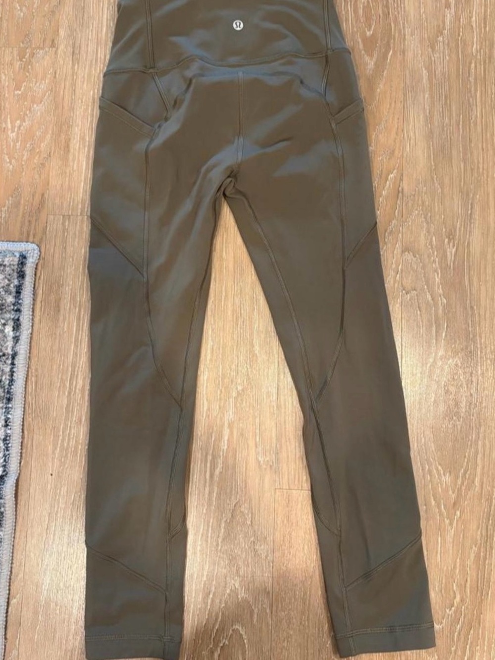 lululemon athletica Olive Green High-Rise Performance Leggings